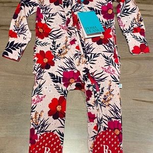 Posh Peanut 6-9 Chloe Ruffled Footie